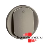 Legrand Céliane széles billentyű kétpólusú kapcsolóhoz, burkolat, titánium, Legrand CT0020