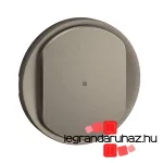 Legrand Céliane 3 vezetékes nyomógombos fényerőszabályzó LED 150W burkolat, titánium, Legrand CT0064