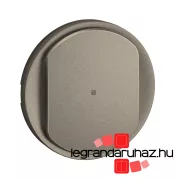   Legrand Céliane 3 vezetékes nyomógombos fényerőszabályzó LED 150W burkolat, titánium, Legrand CT0064