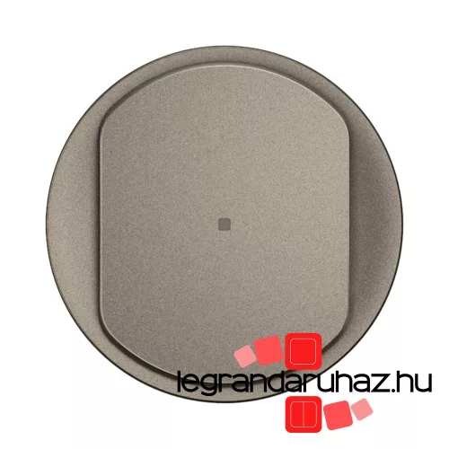 Legrand Céliane 3 vezetékes nyomógombos fényerőszabályzó LED 150W burkolat, titánium, Legrand CT0064