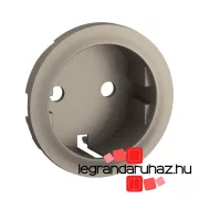   Legrand Céliane 2P+F csatlakozóaljzat burkolat, titánium, Legrand CT0120