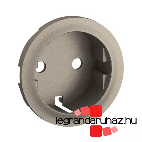 Legrand Céliane 2P+F csatlakozóaljzat burkolat, titánium, Legrand CT0120