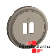 Legrand Céliane dupla USB burkolat, titán, Legrand CT0154