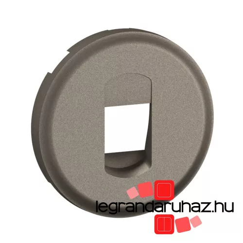Legrand Céliane monó hangszóró csatlakozóaljzat, titánium, Legrand CT0311