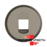 Legrand Céliane monó hangszóró csatlakozóaljzat, titánium, Legrand CT0311