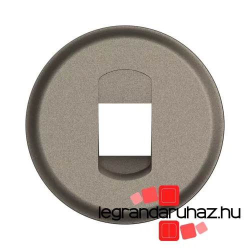 Legrand Céliane monó hangszóró csatlakozóaljzat, titánium, Legrand CT0311