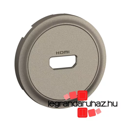 Legrand Céliane HDMI 2.0 burkolat, titánium, Legrand CT0314