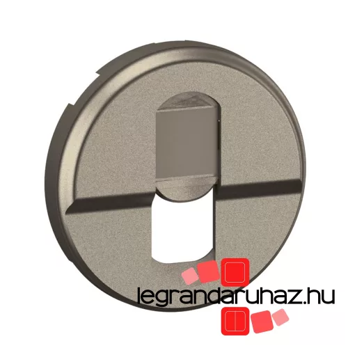 Legrand Céliane 1xRJ45 aljzat burkolat, titánium, Legrand CT0346
