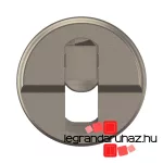 Legrand Céliane 1xRJ45 aljzat burkolat, titánium, Legrand CT0346
