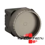 Legrand Céliane forgatógombos fényerőszabályzó nulla vezető nélkül, titánium, Legrand CT0408