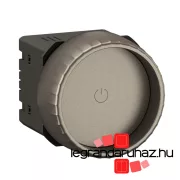   Legrand Céliane forgatógombos fényerőszabályzó nulla vezető nélkül, titánium, Legrand CT0408