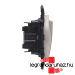 Legrand Céliane egypólusú kapcsoló 10 AX, titánium CT067002K-CS