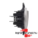 Legrand Céliane egypólusú kapcsoló 10 AX, titánium CT067002K-K