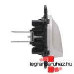 Legrand Céliane kábelkivezető sorkapocs nélkül, titánium CT067181-HK