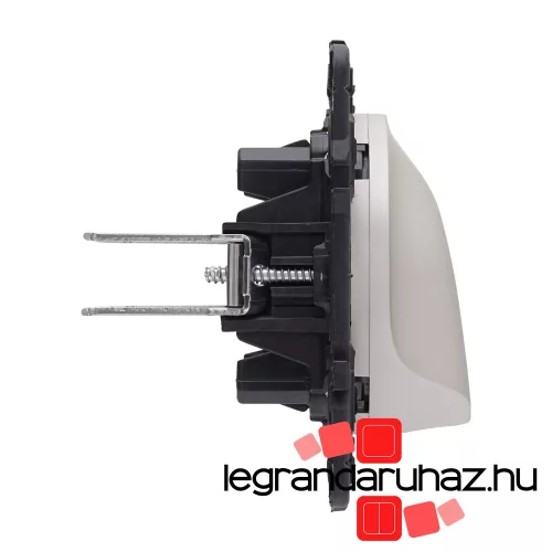 Legrand Céliane kábelkivezető sorkapocs nélkül, titánium CT067181-HK