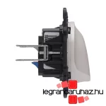Legrand Céliane kábelkivezető sorkapoccsal, titánium CT067183-HK