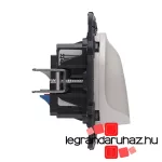 Legrand Céliane kábelkivezető sorkapoccsal, titánium CT067183-K