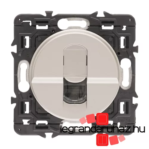 Legrand Céliane 1xRJ45 Cat. 6 UTP csatlakozóaljzat, titánium CT067344-CS