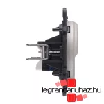 Legrand Céliane 1xRJ45 Cat. 6 UTP csatlakozóaljzat, titánium CT067344-K