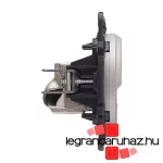 Legrand Céliane 1xRJ45 Cat. 6A STP csatlakozóaljzat, titánium CT067346-K