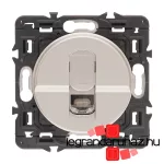 Legrand Céliane 1xRJ45 Cat. 6A UTP csatlakozóaljzat, titánium CT067347-CS