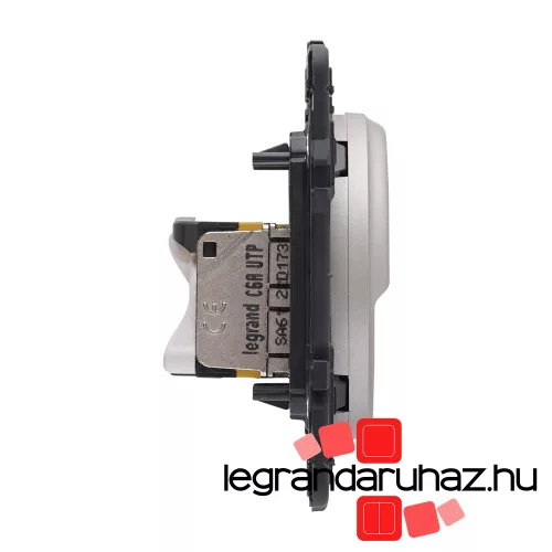 Legrand Céliane 1xRJ45 Cat. 6A UTP csatlakozóaljzat, titánium CT067347-CS