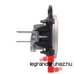 Legrand Céliane TV aljzat, végzáró, 10 dB, titánium CT067387-HK