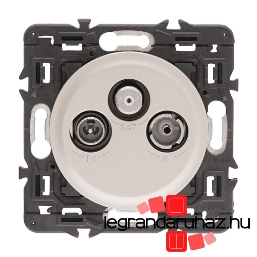 Legrand Céliane TV-Rádió-SAT aljzat, végzáró, 1,5 dB, titánium CT067388-CS