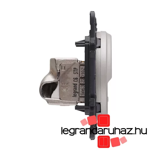 Legrand Céliane 1xRJ45 Cat. 6 STP csatlakozóaljzat, titánium CT067396-CS