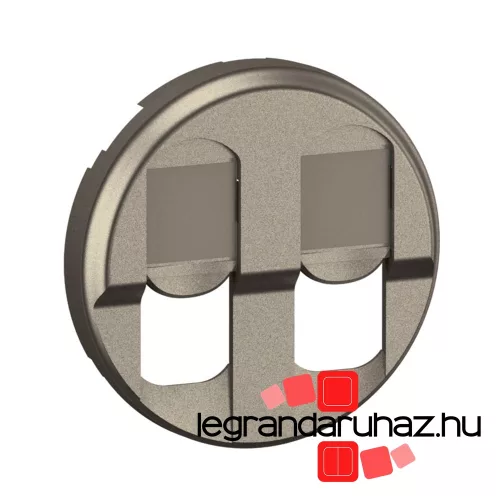 Legrand Céliane 2xRJ45 burkolat, titánium, Legrand CT2346