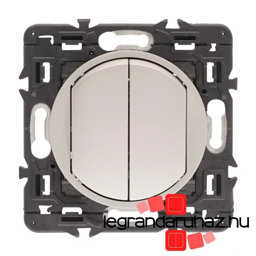 Legrand Céliane csillárkapcsoló 10 AX, titánium CT2X067002-HK