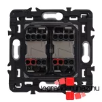 Legrand Céliane csillárkapcsoló 10 AX, titánium CT2X067002K-CS