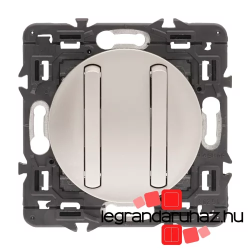 Legrand Céliane csillárkapcsoló 10 AX, titánium CT2X067002K-HK