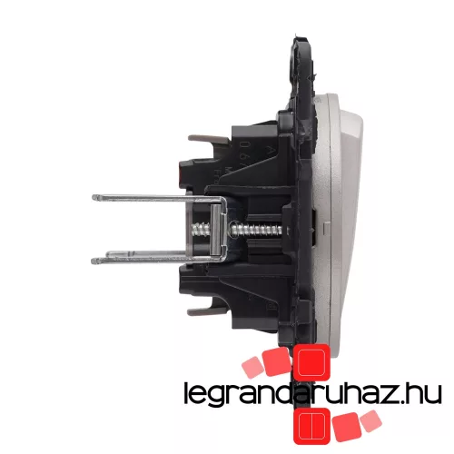 Legrand Céliane kettős egypólusú nyomó, jelzőfénnyel, titánium CT2X067032JF-HK