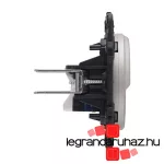 Legrand Céliane 2xRJ45 Cat. 6 FTP csatlakozóaljzat, titánium CT2X067345-HK