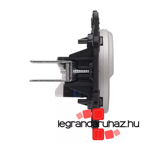 Legrand Céliane 2xRJ45 Cat. 6A UTP csatlakozóaljzat, titánium CT2X067347-HK