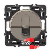   Legrand  Céliane 1xRJ45 Cat. 6 FTP 1 Gbit/s árnyékolt csatlakozóaljzat, titánium, CTNCM0345-K