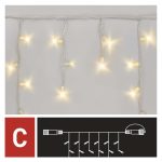 EMOS D2CW04, Profi LED sorolható füzér, villogó – jégcsapok, 3 m, kültéri, meleg fehér