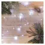 EMOS LED nano fényfüzér, hideg fehér, 0,9 m, 2x AA elemes, beltéri, D3AC06