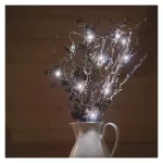 EMOS D3AC07 elemes LED nano fényfüzér, 1,9 m, hideg fehér, időzítővel