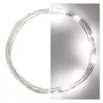 EMOS D3AC07 elemes LED nano fényfüzér, 1,9 m, hideg fehér, időzítővel