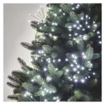 EMOS nano LED fényfüzér fürtökkel, hideg fehér, 5,2 m, időzítővel, D3AC09