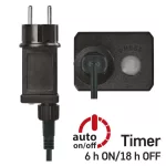 EMOS nano LED fényfüzér fürtökkel, hideg fehér, 5,2 m, időzítővel, D3AC09
