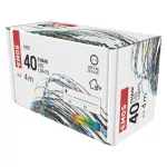 EMOS D3AM01 LED karácsonyi nano fényfüzér, zöld vezeték, 4 m, többszínű