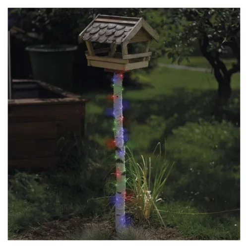 EMOS D3AM01 LED karácsonyi nano fényfüzér, zöld vezeték, 4 m, többszínű