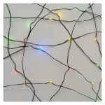 EMOS D3AM01 LED karácsonyi nano fényfüzér, zöld vezeték, 4 m, többszínű
