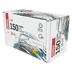 EMOS D3AM03 LED nano fényfüzér, 15 m, többszínű, zöld kábel, időzítővel