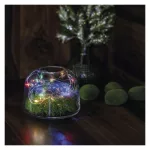 EMOS D3AM04 többszínű LED nano fényfüzér, 1,9 m, elemes, időzítős