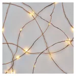 EMOS D3AW01 LED karácsonyi nano fényfüzér, réz, 4 m, meleg fehér, időzítővel