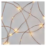 EMOS LED nano fényfüzér réz vezetékkel, 10 m, meleg fehér, időzítővel, D3AW02